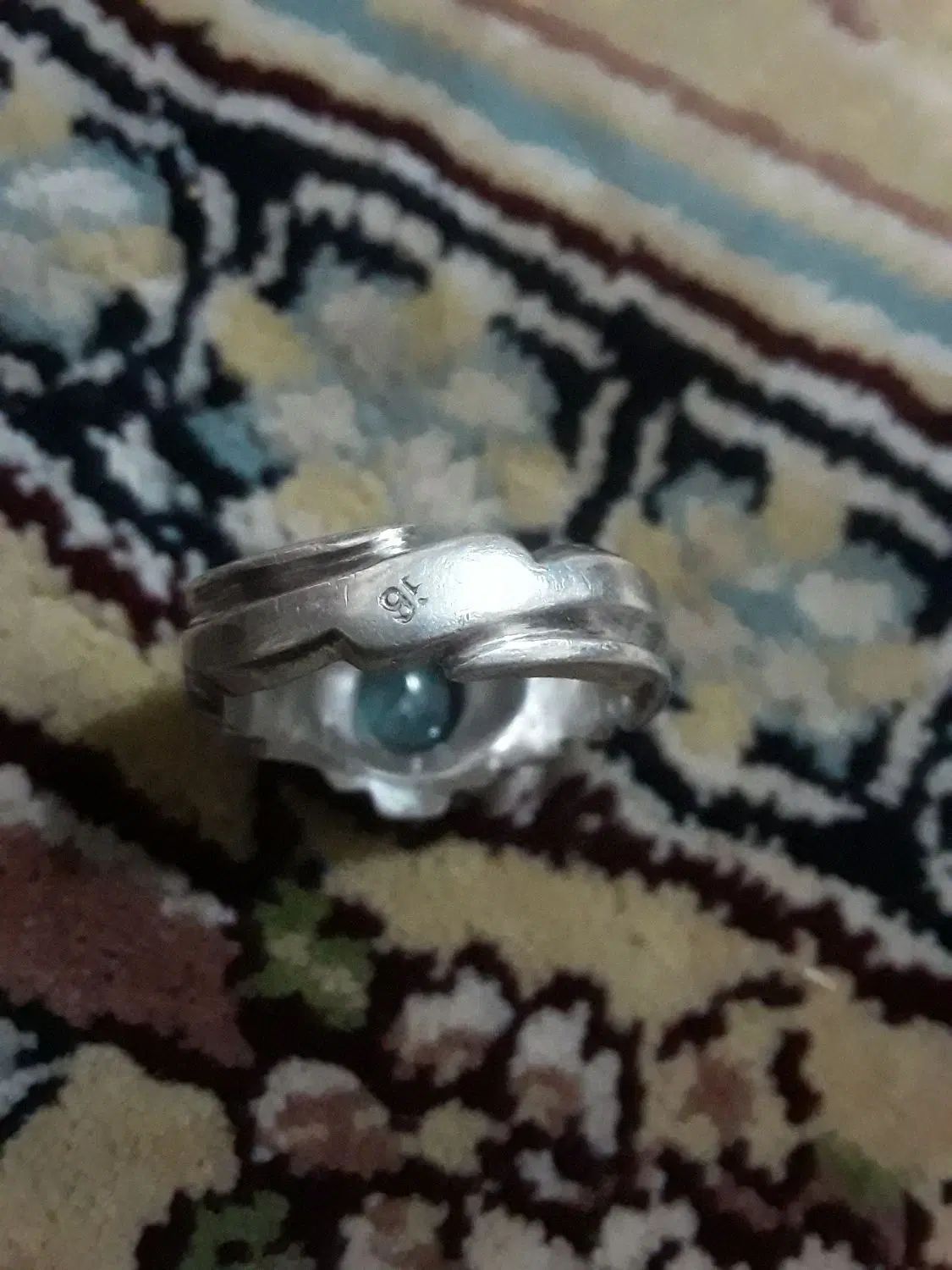 انگشتر نقره حجر توباز|جواهرات|فردیس, فردیس|دیوار