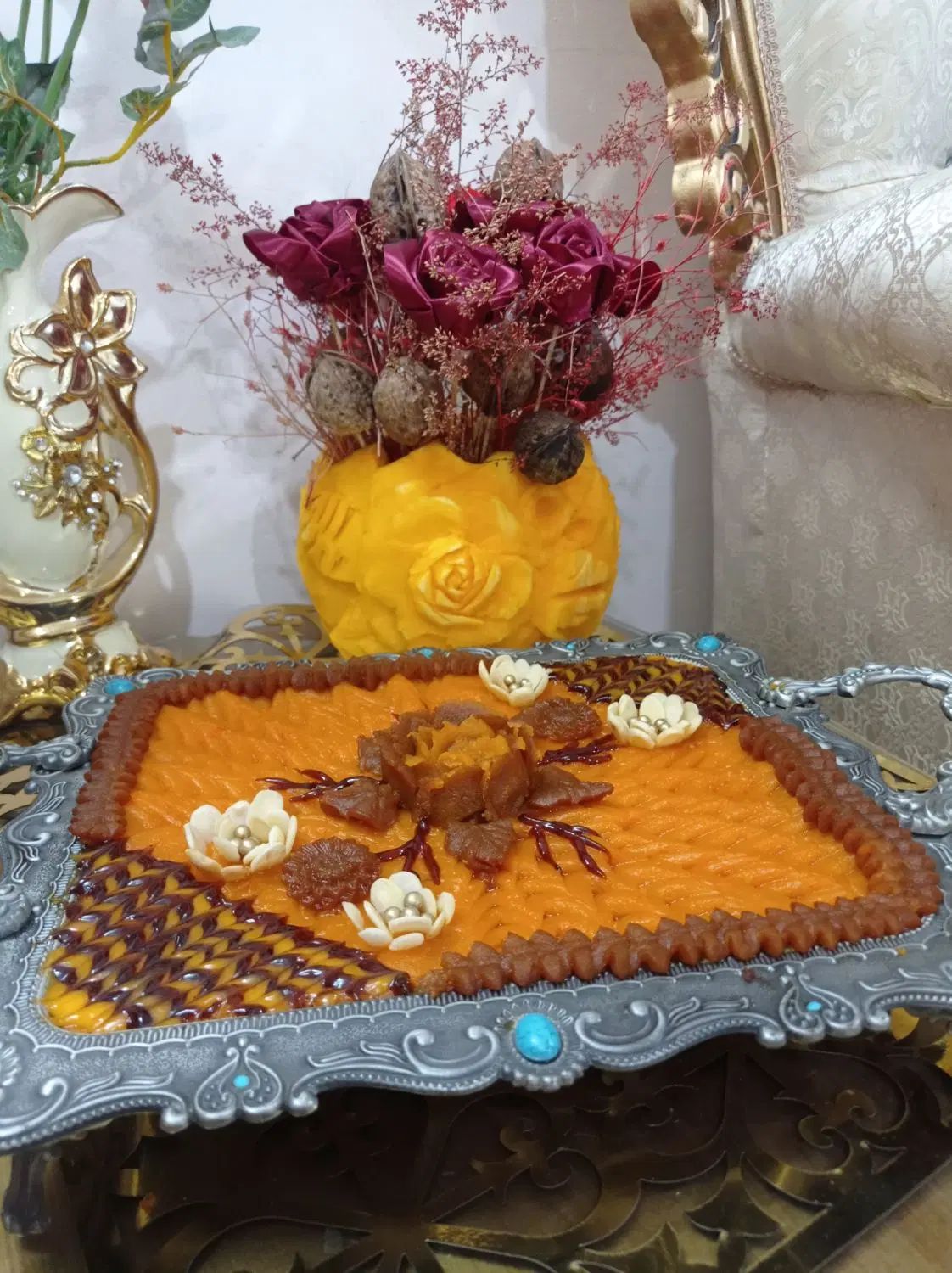 دیزاین حلوا خرما مجلسی ژله دسر اقتصادی ۵۰درصدی|خدمات پذیرایی، مراسم|مشهد, کلاهدوز|دیوار