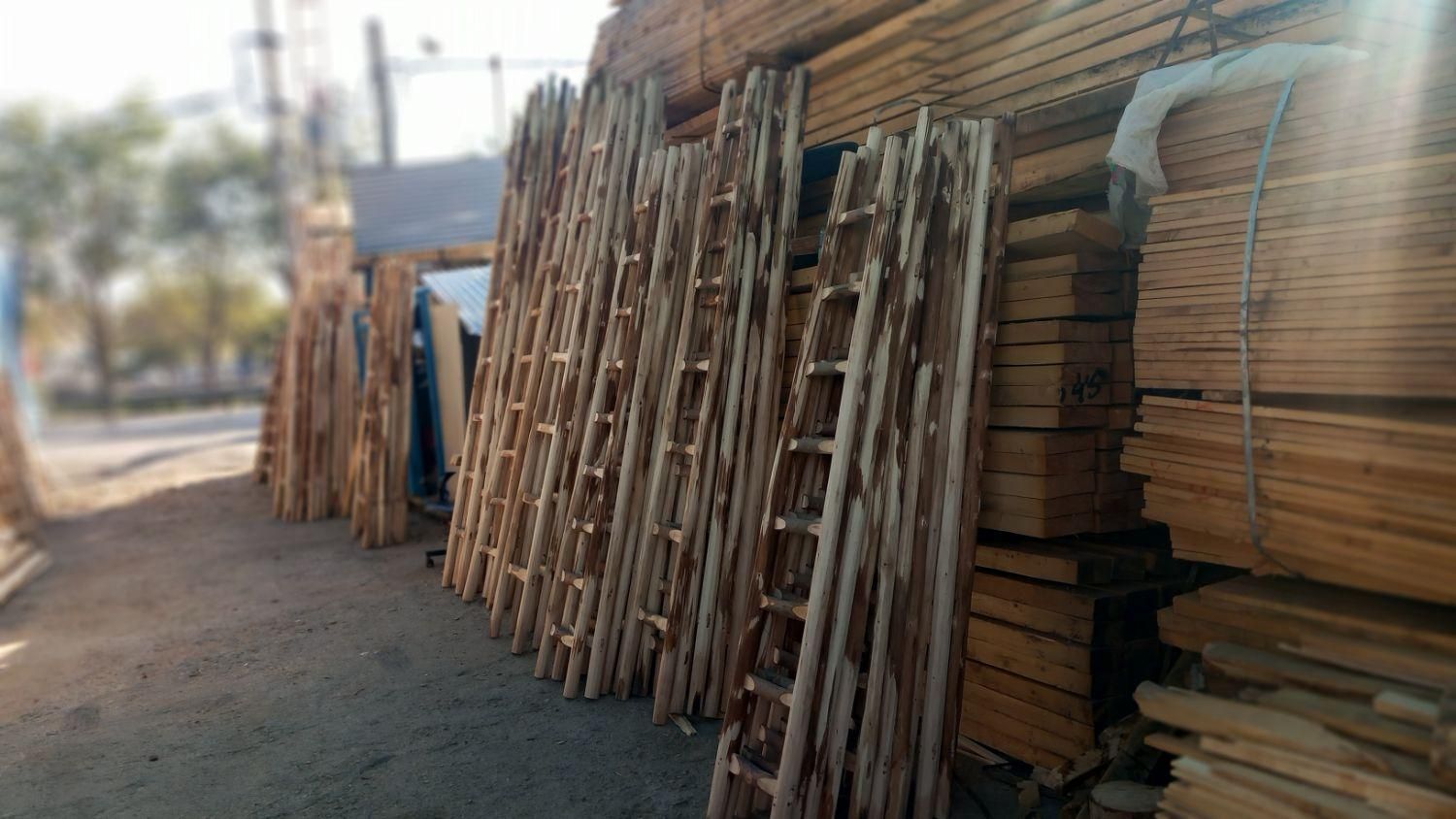 انواع نردبان باغی و ساختمانی|ابزارآلات|مشهد, کشاورز|دیوار