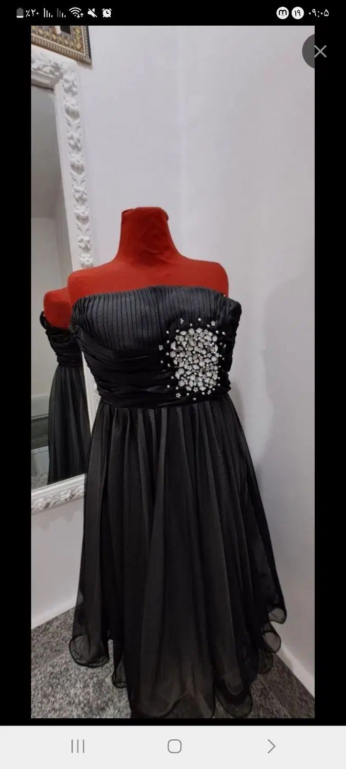 لباس مجلسی کوتاه سایز ۳۸|لباس|رشت, پیرکلاچای|دیوار