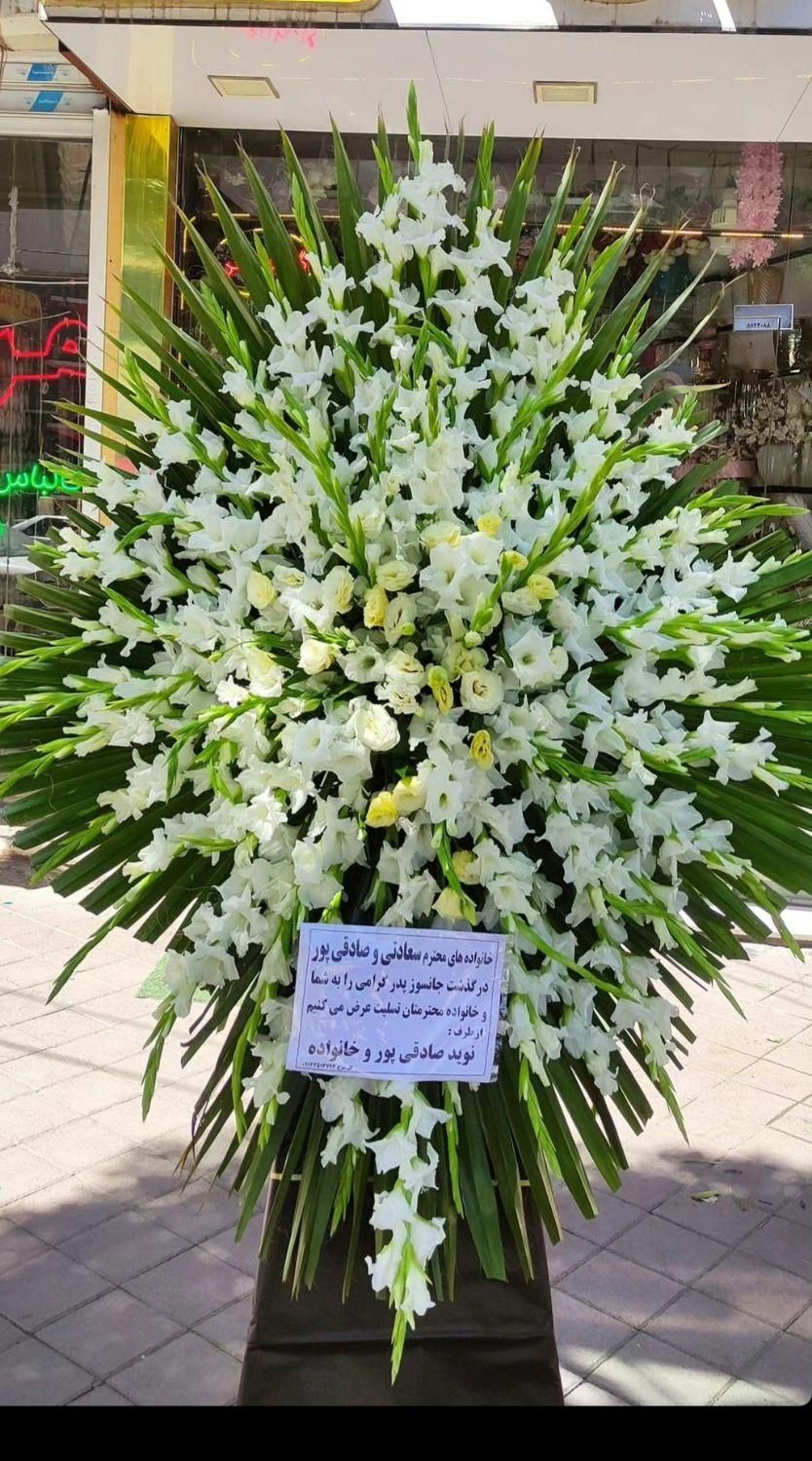 فروش تاج گل تسلیت و افتتاحیه/لیبل رنگی|خدمات پذیرایی، مراسم|اردبیل, |دیوار