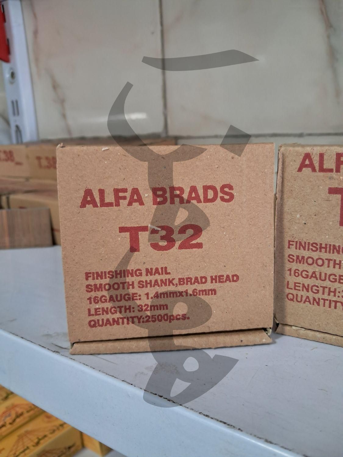 میخ میخکوب alfa تیپو ۳۲ میلی متری بسته ۲۵۰۰ عددی|ابزارآلات|آفتاب, |دیوار