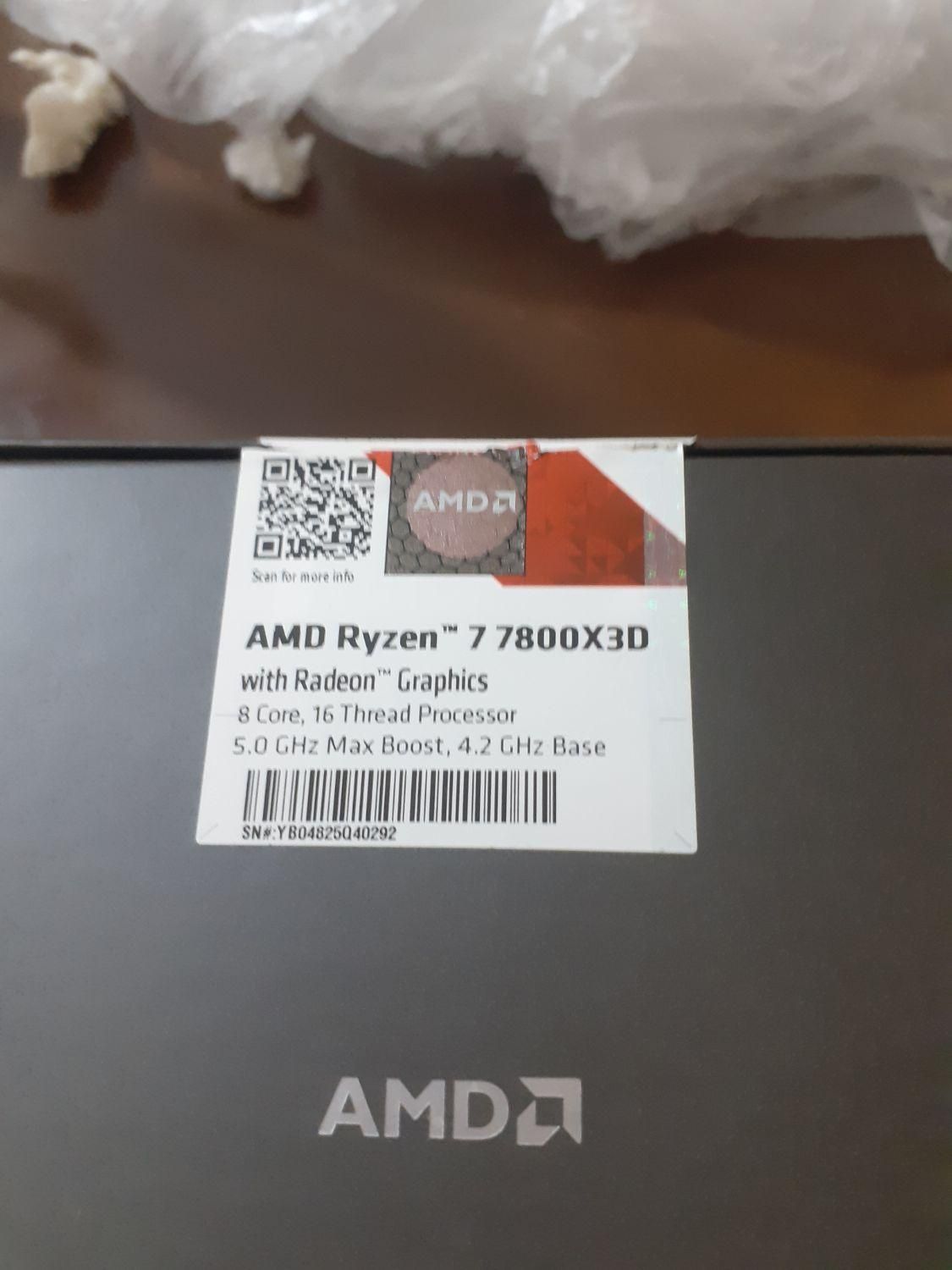 CPU AMD RYZEN 7 7800 X3D|قطعات و لوازم جانبی رایانه|تهران, سوهانک|دیوار