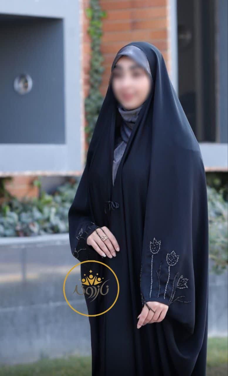 چادر مشکی عبایی و دانشجویی ساده وکار شده کد kp023|لباس|گرگان, |دیوار