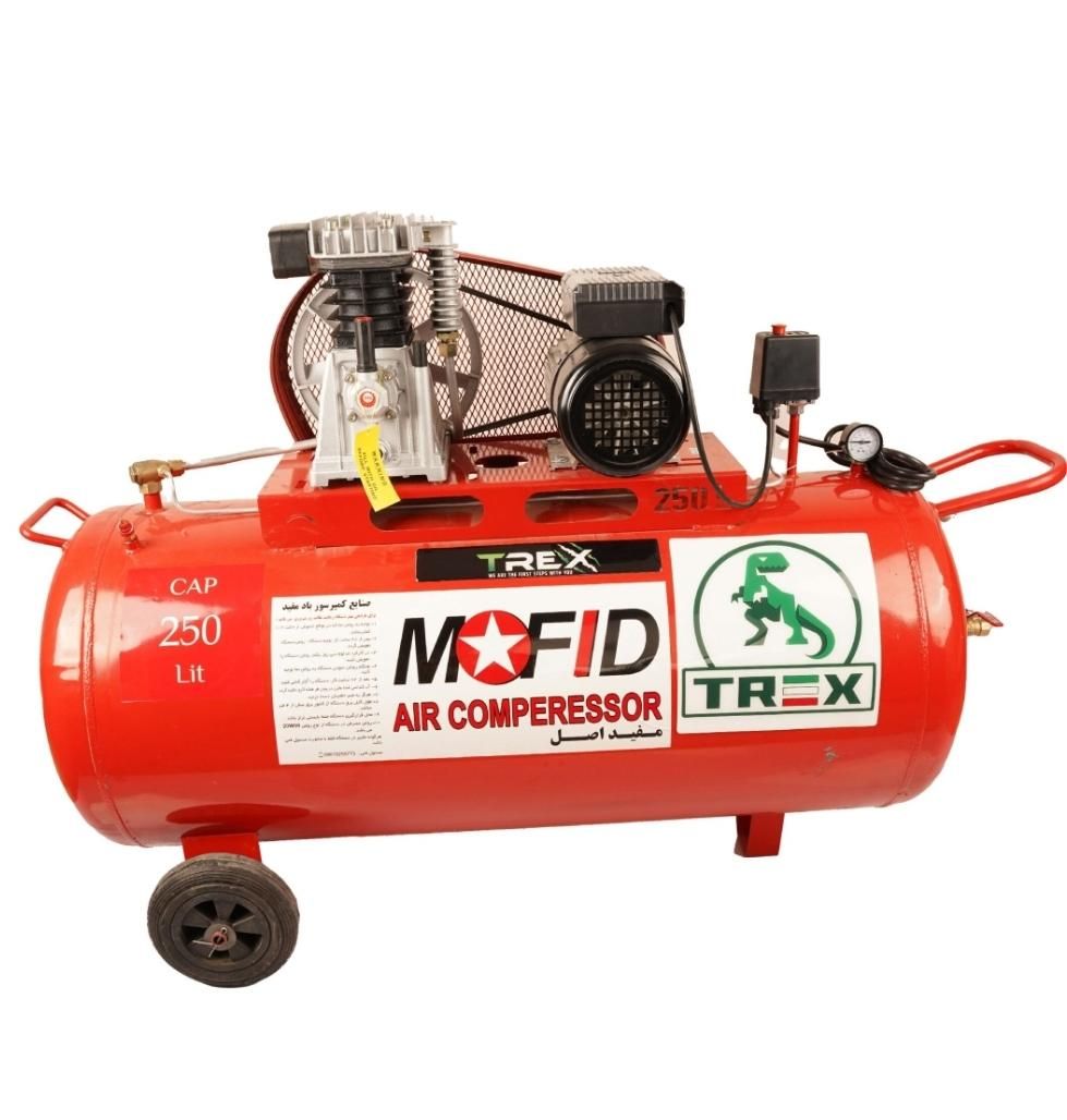 کمپرسور باد ۲۵۰ لیتر سیم پیچ مس|ابزارآلات|اوز, |دیوار