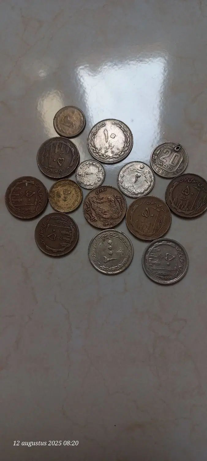 سکه قدیمی شاهی|کلکسیون سکه، تمبر، اسکناس|مشهد, توس (بلوار توس)|دیوار