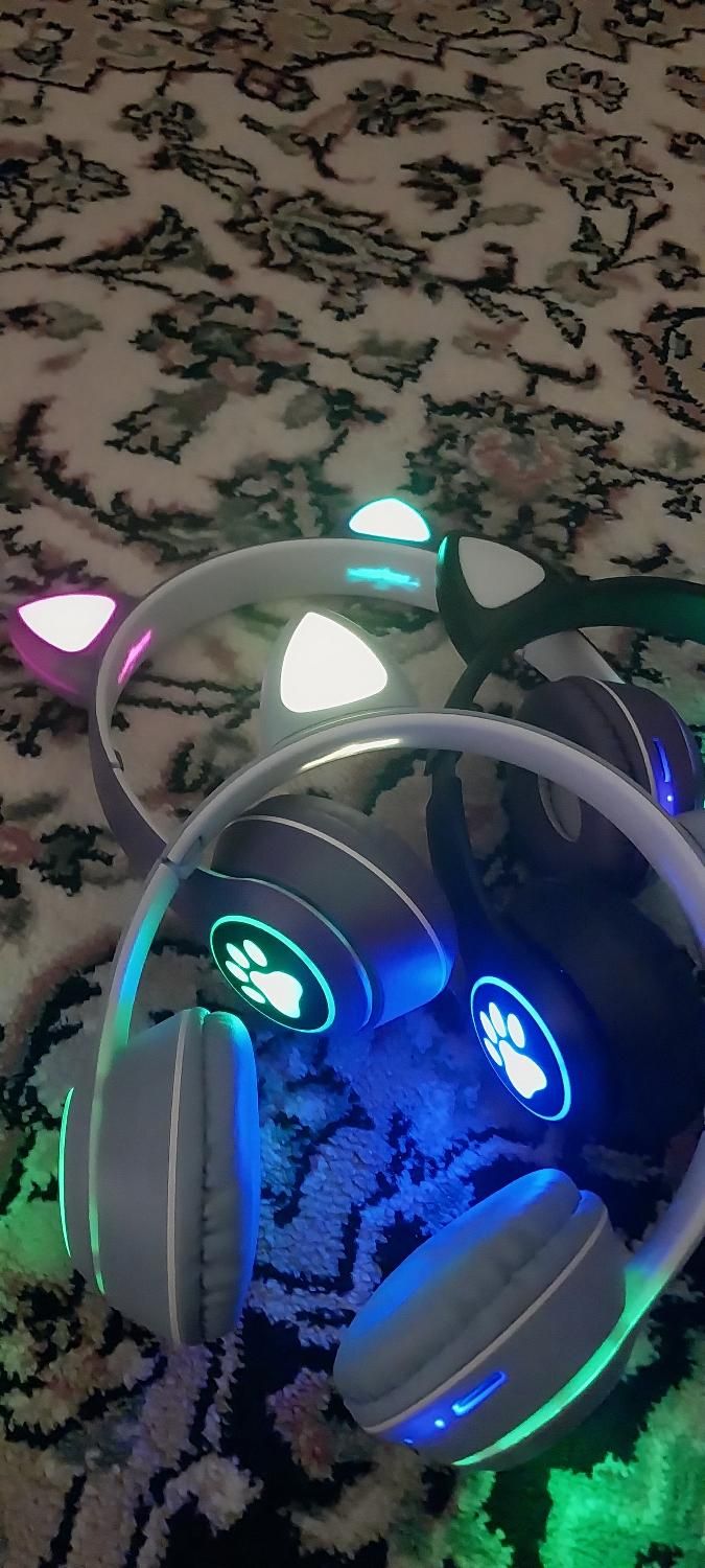 هدست بلوتوثی چراغ دار هدفون|لوازم جانبی موبایل و تبلت|بروجرد, |دیوار