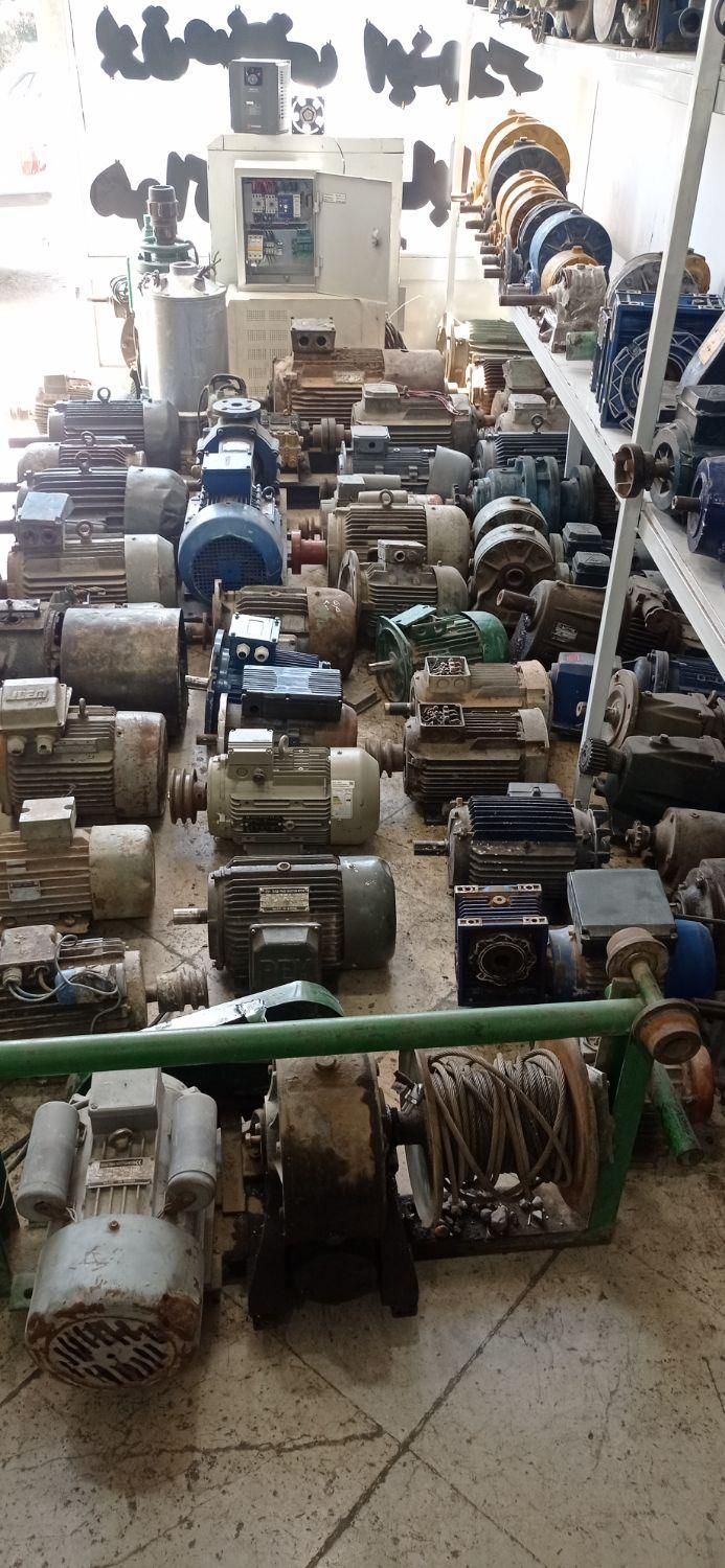 خریدوفروش الکتروموتور .گیربکس. وینچ.پمپ آب و|ماشین‌آلات صنعتی|مشهد, توس (بلوار توس)|دیوار