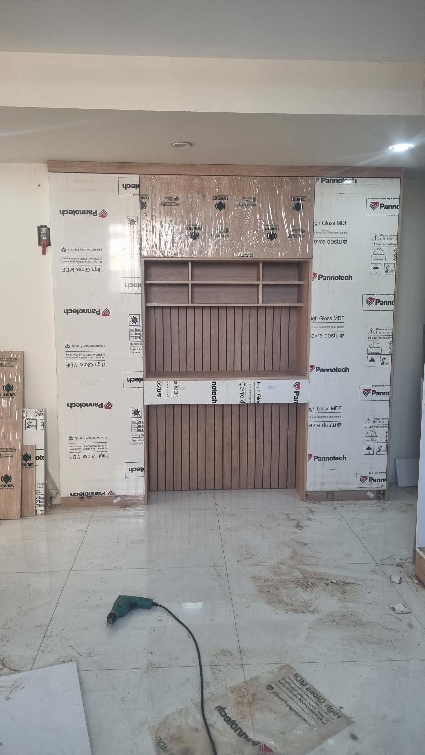 کمددیواری کابینت جاکفشی دراور|بوفه، ویترین، کنسول|اصفهان, طاحونه|دیوار