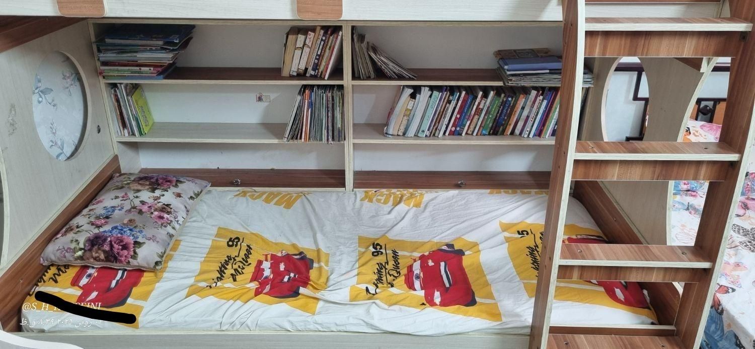 تختخواب دو طبقه|تخت و سرویس خواب|یزد, |دیوار