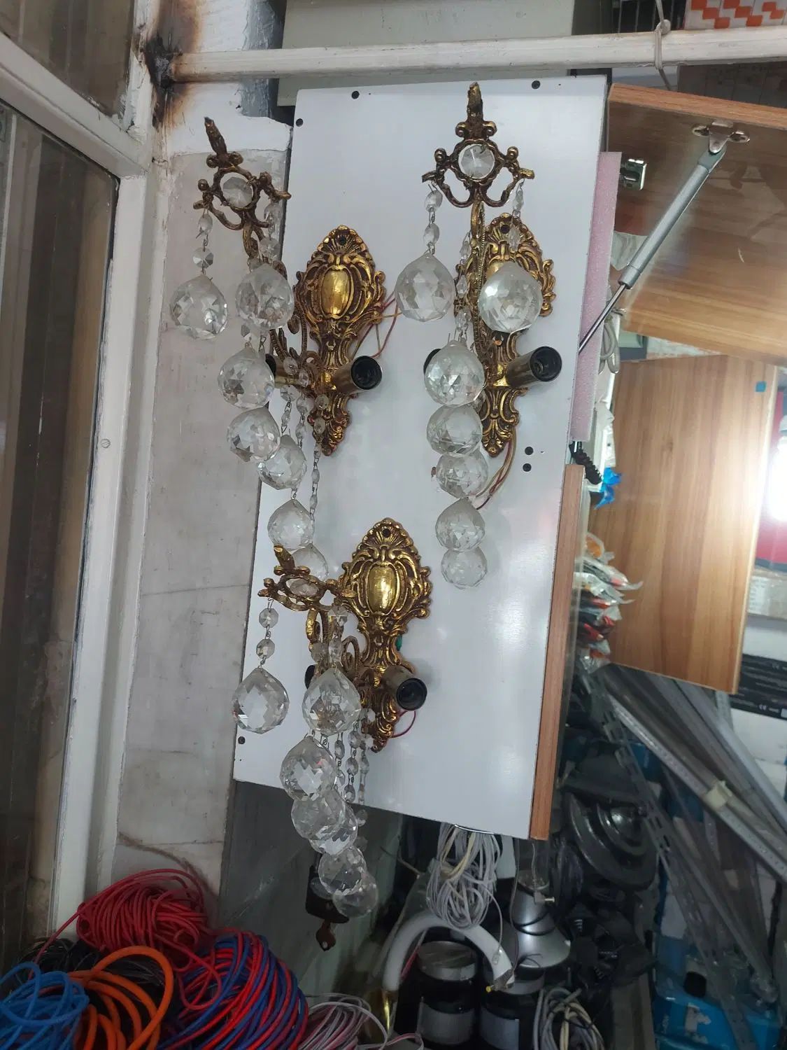 لوستر دیواری برنز|لوستر و چراغ آویز|تهران, تهرانسر غربی|دیوار