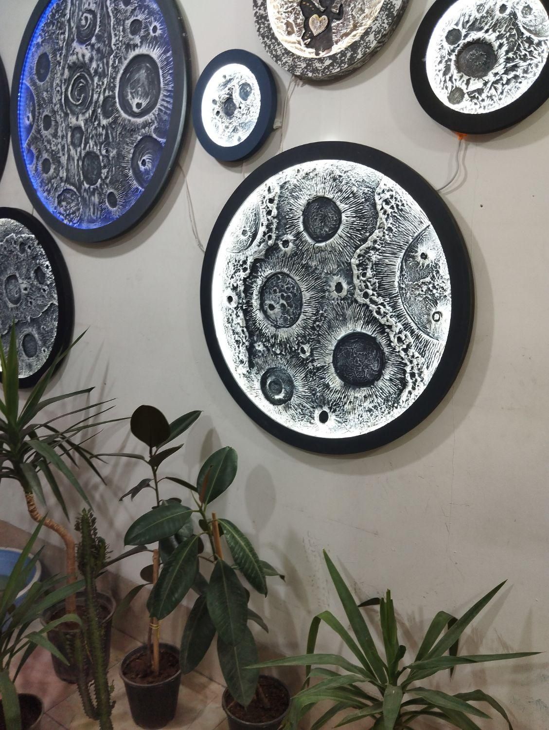 سفارش تابلو ماه درخشان|تابلو، نقاشی، عکس|قرچک, باقرآباد|دیوار