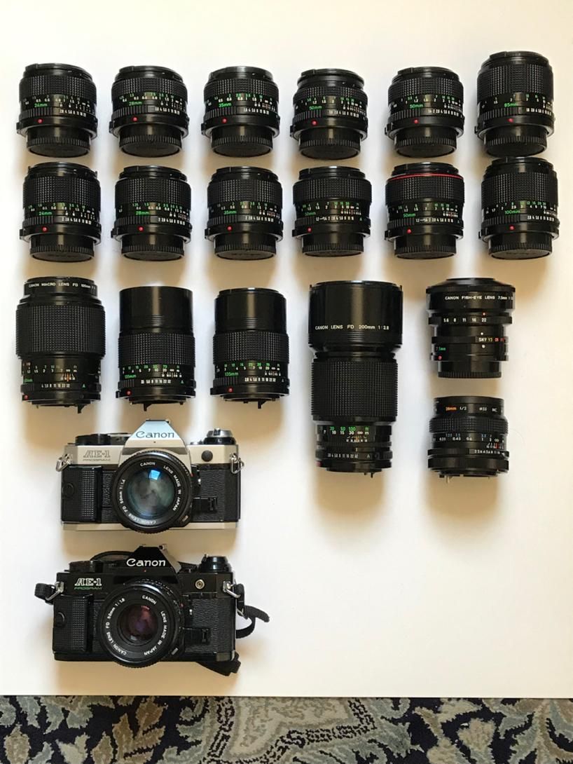 دوربین عکاسی آنالوگ کانن Canon AE-1 PROGRAM 50/1.8|دوربین عکاسی و فیلم‌برداری|تهران, سهروردی|دیوار