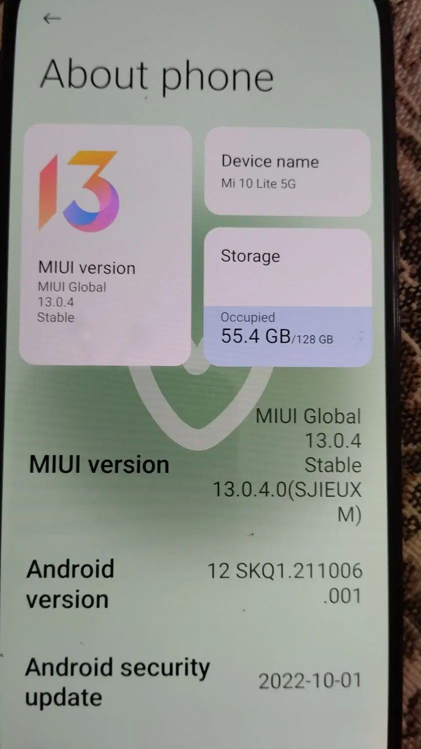 موبایل شیامیMI10lite  5G|موبایل|تهران, تهرانپارس شرقی|دیوار