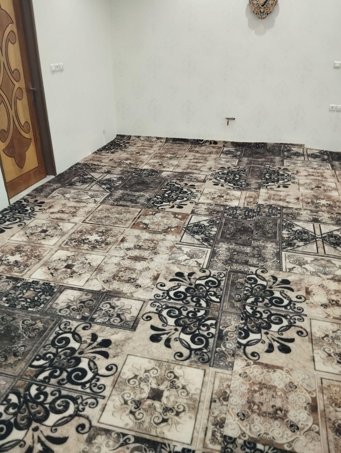 موکت چاپی طرح پتینه|موکت|لنجان, |دیوار