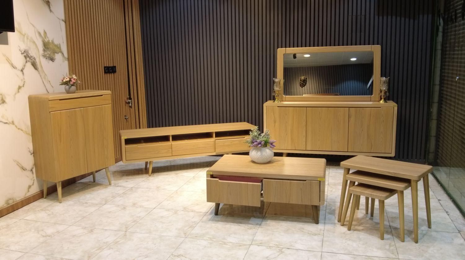 کنسول و آینه (ام دی اف و چوب)|بوفه، ویترین، کنسول|تهران, شهرک ولیعصر جنوبی|دیوار