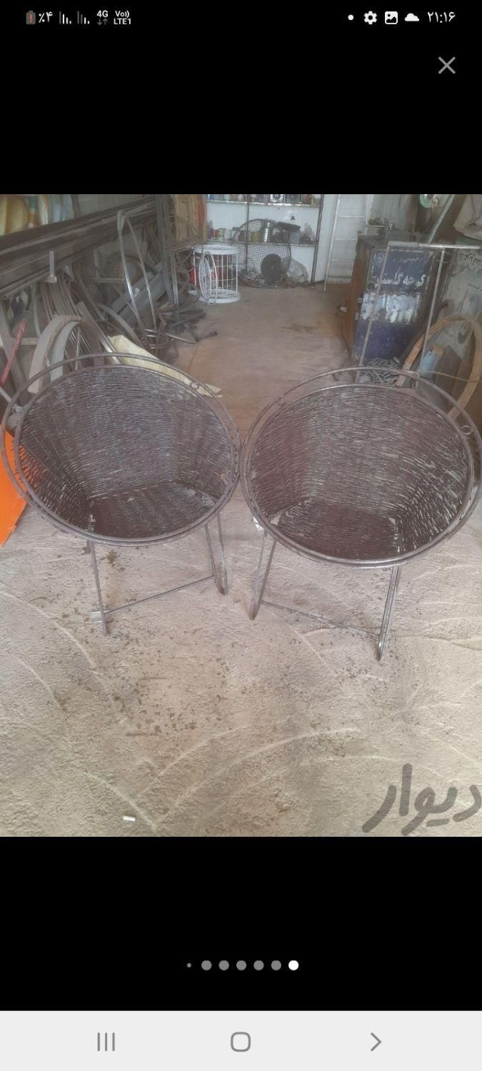 صندلی باغی ونیمکت پارکی|مبلمان خانگی و میز عسلی|نیشابور, دربقاضی|دیوار