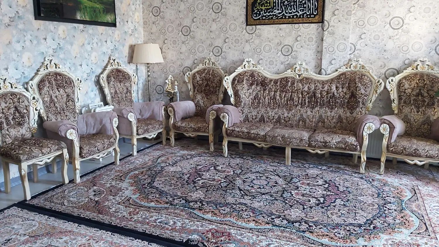مبل نیم سلطنتی|مبلمان خانگی و میز عسلی|مشهد, حجت|دیوار