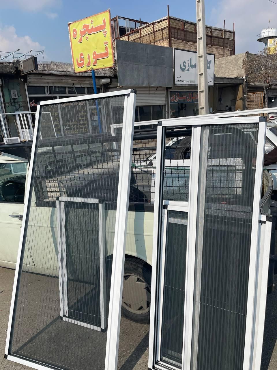 تولید توری پلیسه کشویی پنجره UPVC|مصالح و تجهیزات ساختمان|کهریزک, |دیوار