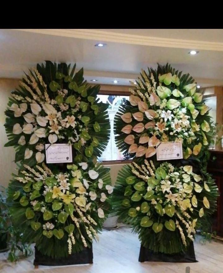 بازارگل تهران دسته و سبد گل تاج ختم تبریک تالار|گل و گیاه طبیعی|تهران, پردیسان|دیوار