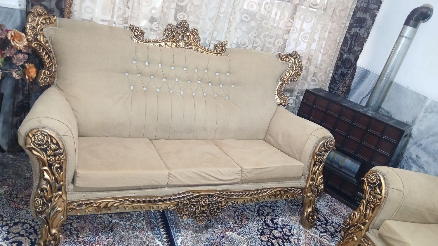مبل ۷ نفره|مبلمان خانگی و میز عسلی|کنگاور, |دیوار