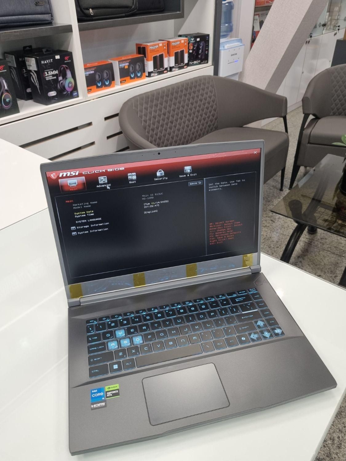 MSI THIN|رایانه همراه|کرمان, |دیوار