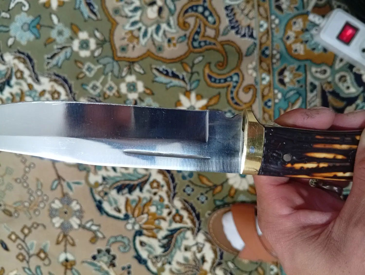 چاقو شکاری دسته زنجان اصلی با قلاف|کوهنوردی و کمپینگ|تهران, طرشت|دیوار