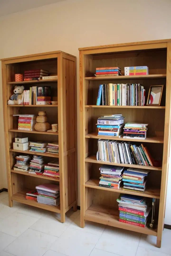 کتابخانه ایکیا اصل ۲عدد درحدنو|کتابخانه، شلف، قفسه‌های دیواری|تهران, اقدسیه|دیوار