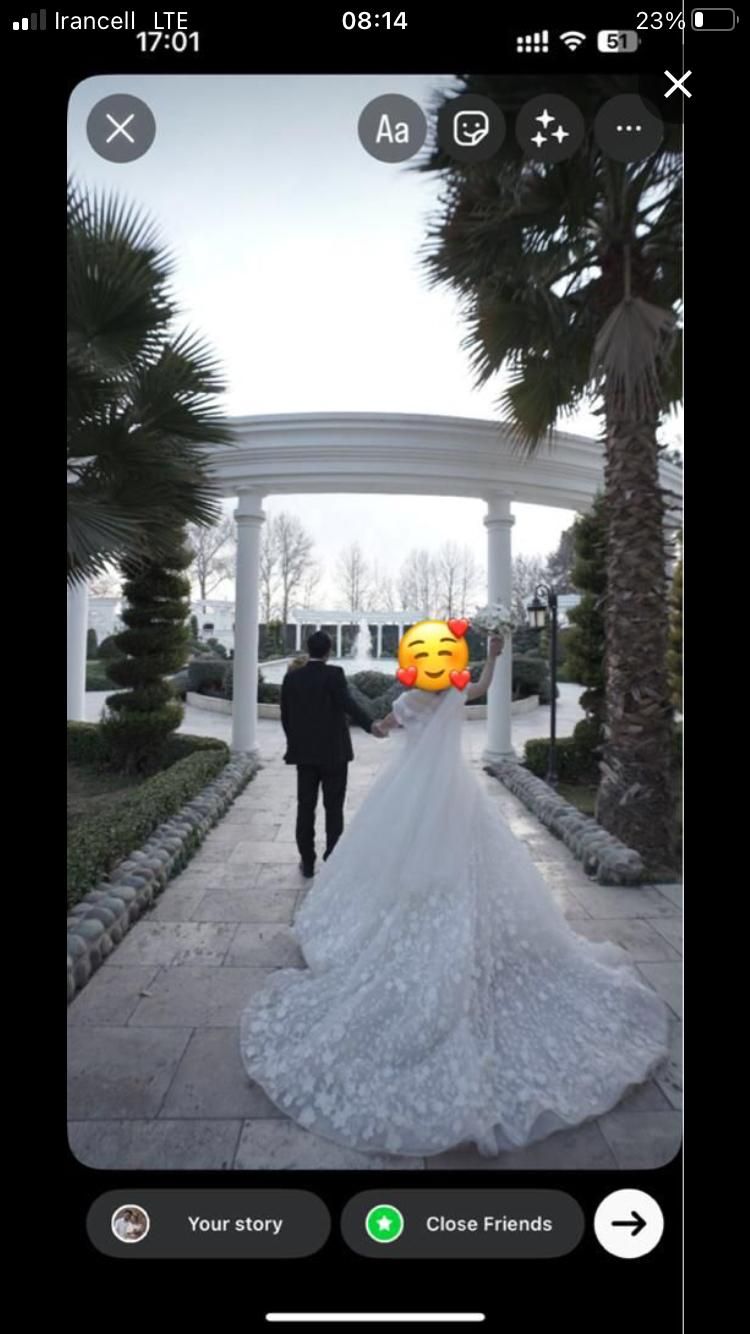 لباس عروس دنباله دار،طرح اروپایی|لباس|قرچک, فردیس|دیوار