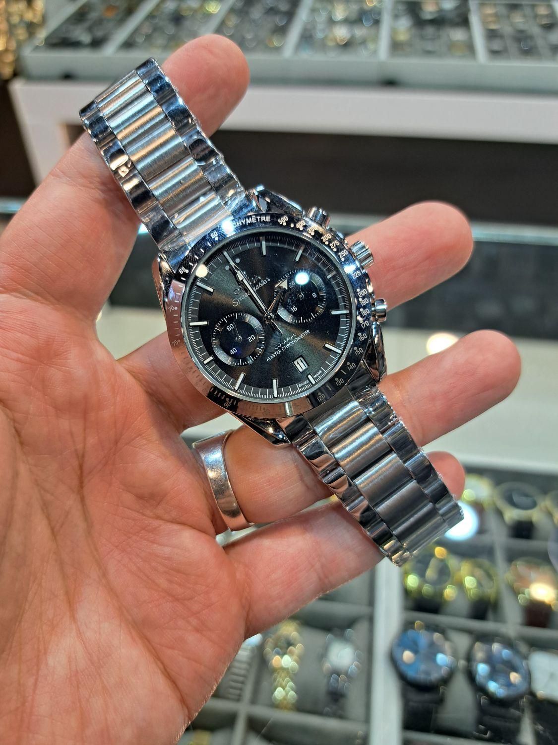 ساعت مچی امگا مستر A+سه موتورکورنوگراف استیل شرکتی|ساعت|مشهد, راهنمایی|دیوار