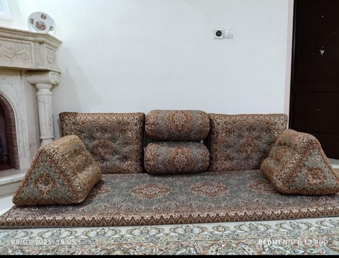 شاه نشین سنتی ترمه یزد|پشتی|یزد, |دیوار