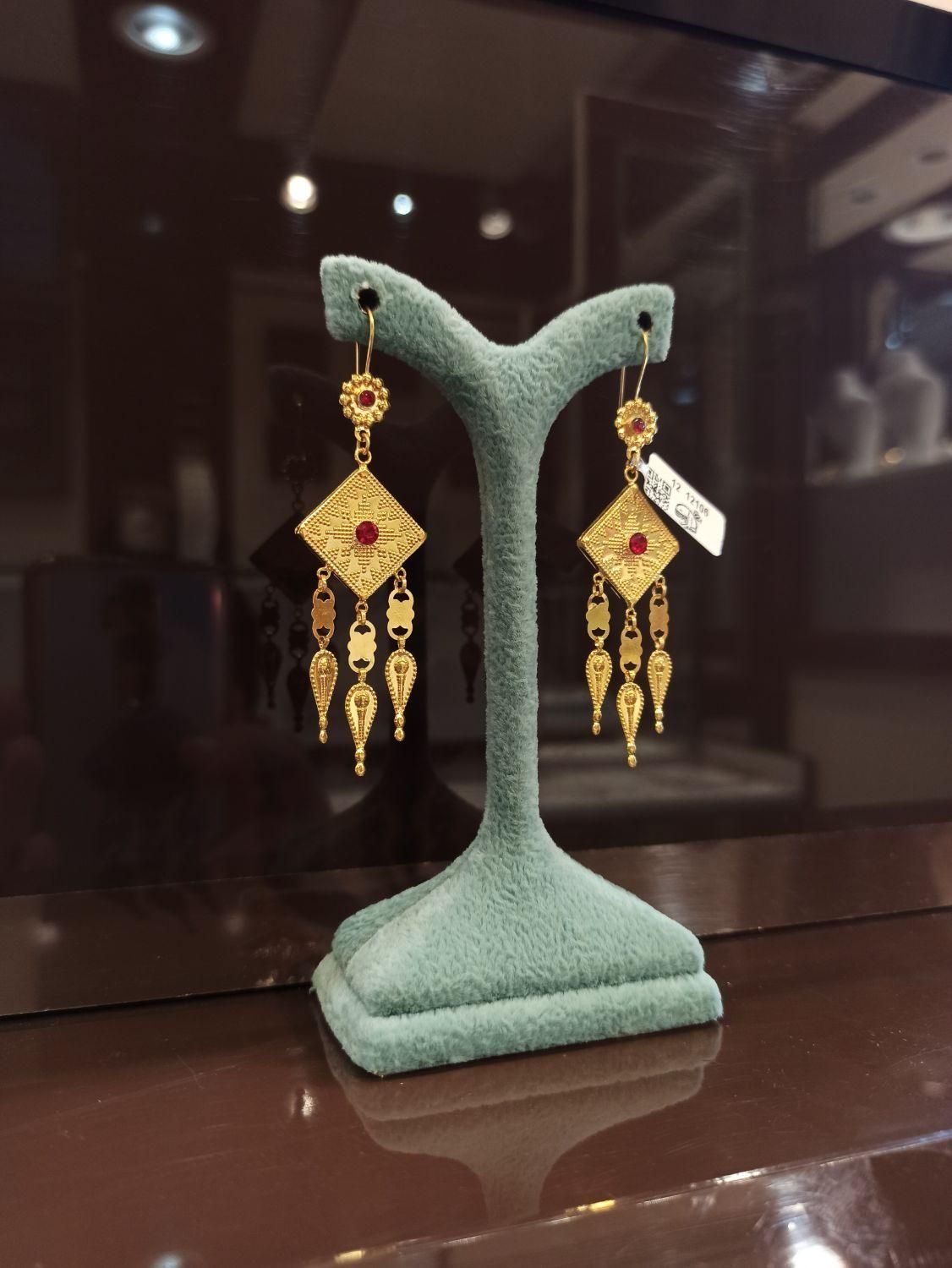 گوشواره آویز مرتشع|جواهرات|بندرعباس, |دیوار