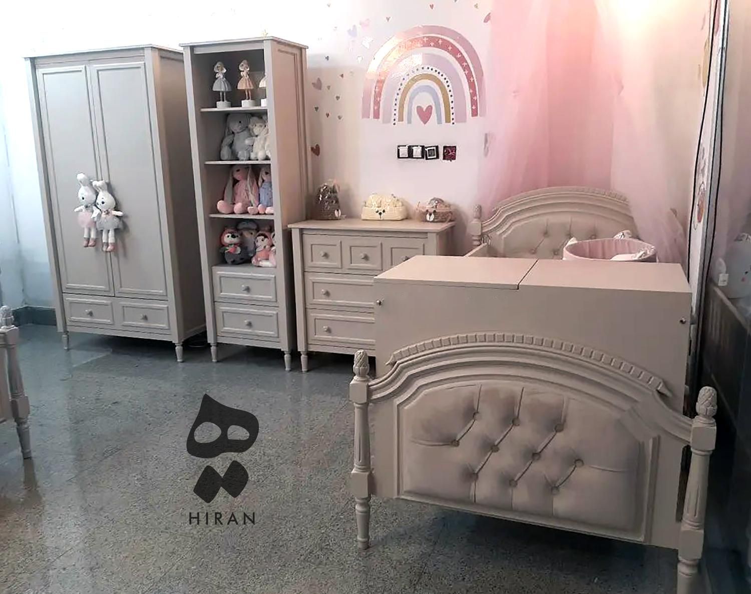 سرویس خواب کودک و نوجوان لمسه دار مینیمال|تخت و سرویس خواب|مشهد, نوید|دیوار