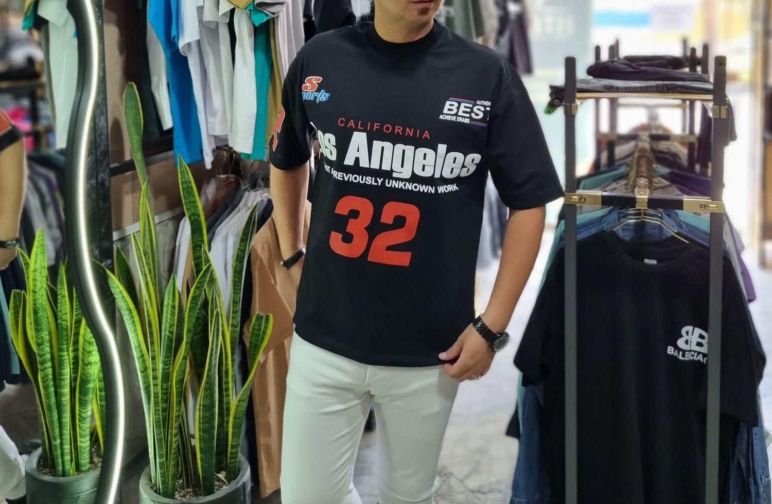 تیشرت دو نخ طرح دار باکسی پنبه ماکان|لباس|مشهد, سرافرازان|دیوار