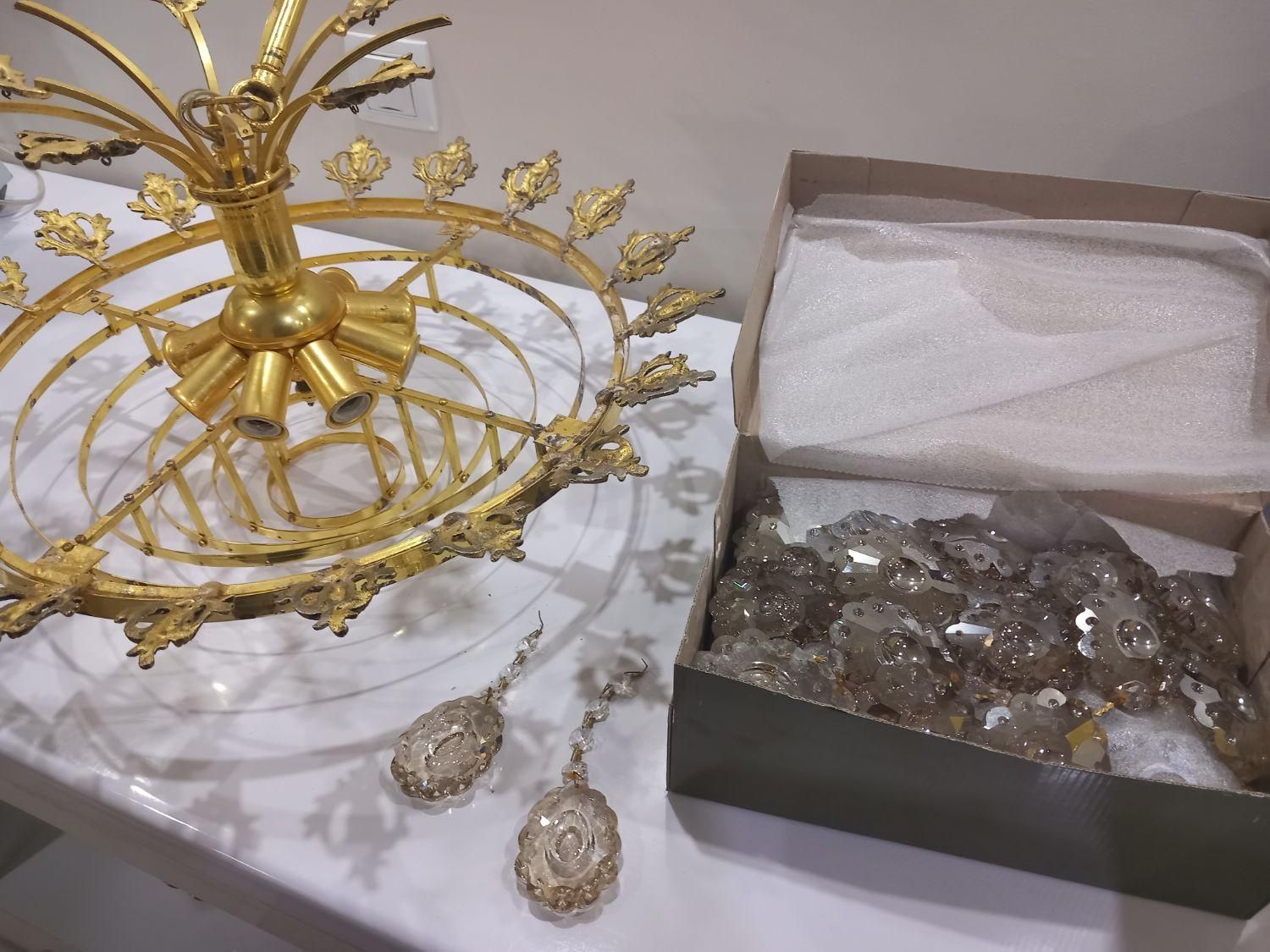 فروش لوستر کریستالی|لوستر و چراغ آویز|اصفهان, ملکشهر|دیوار