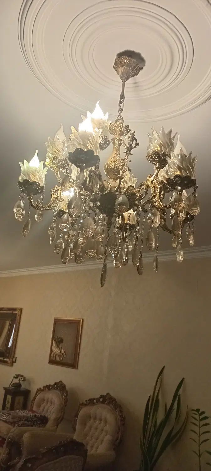 ۳ عدد لوستر برنز|لوستر و چراغ آویز|تهران, ونک|دیوار