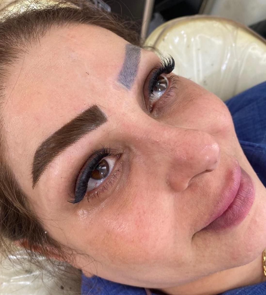 کاشت ابرو پوستیژ ابرو موقت مژه هیدن اکستنشن ابرو|خدمات آرایشگری و زیبایی|رشت, گلسار|دیوار