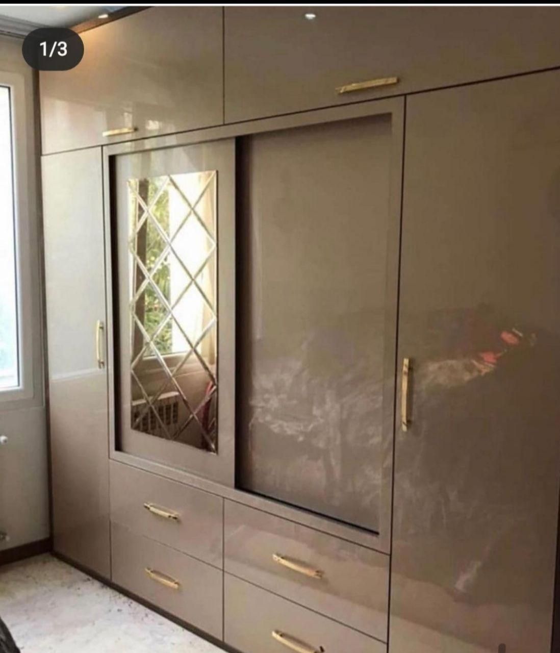 کمد دیواری مدل ریلی کد208|مصالح و تجهیزات ساختمان|قروه, |دیوار