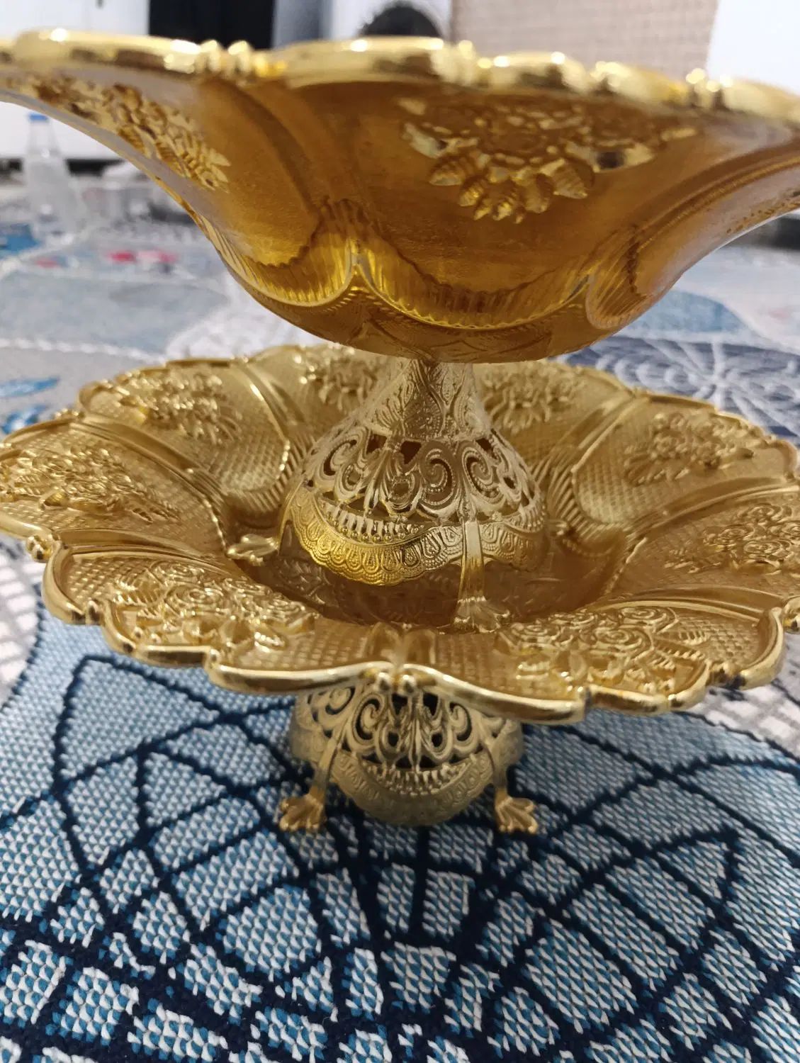 دو عدد جایی میوه خوری رنگ زرد بدون هیچ خط خشی|ظروف سرو و پذیرایی|جوانرود, |دیوار
