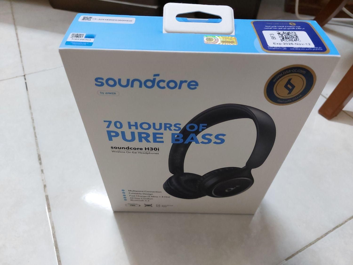 هدفون انکر مدل H30i|لوازم جانبی موبایل و تبلت|اصفهان, باغ کاران|دیوار