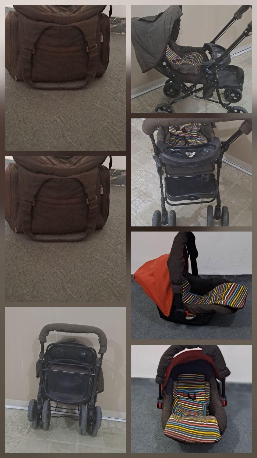 ست کالسکه و سهچرخه دلیجان|اسباب و اثاث بچه|سقز, |دیوار