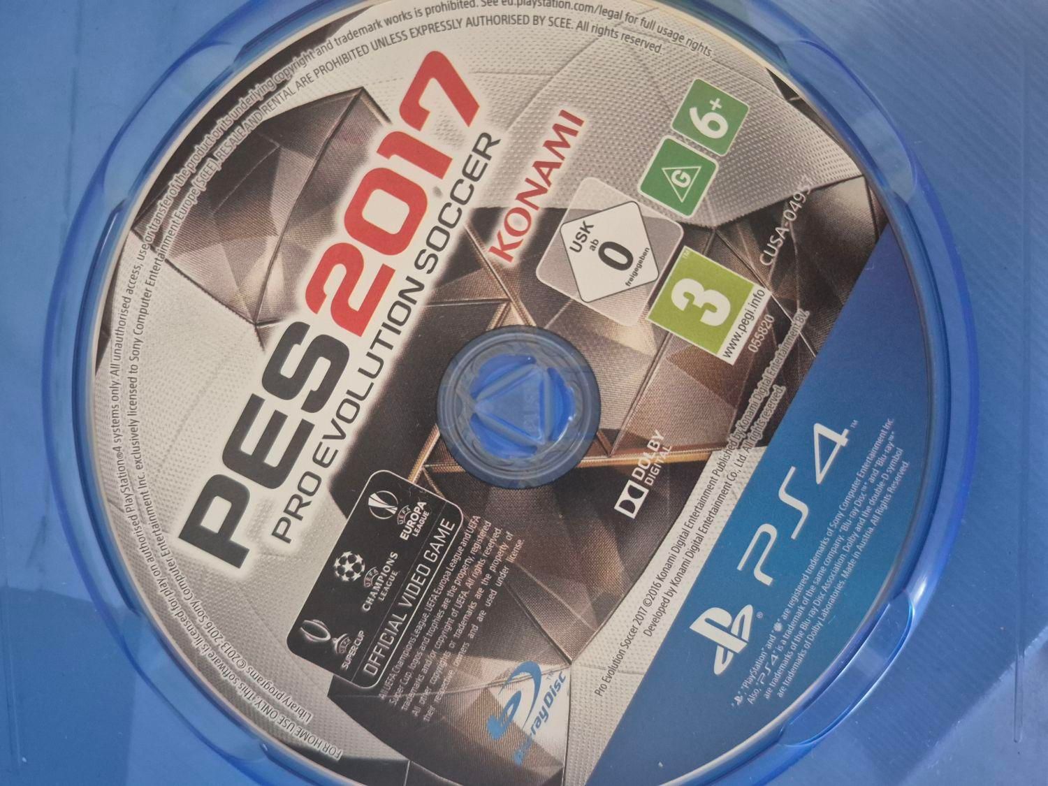 بازی  pes 2017مناسب ps4وps5|کنسول، بازی ویدئویی و آنلاین|رشت, فلسطین|دیوار