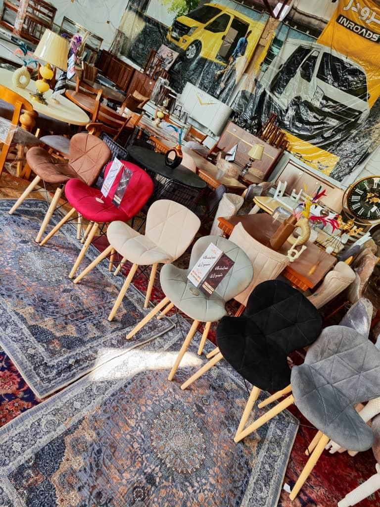 صندلی غذاخوری مدل زین اسبی پایه ایفلی (تک و عمده)|میز و صندلی غذاخوری|شیراز, وزیرآباد|دیوار