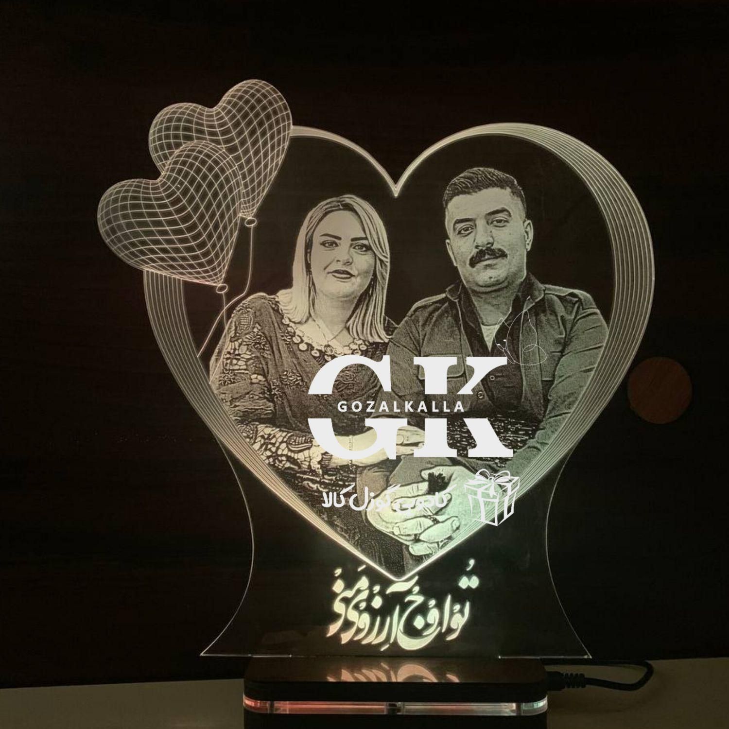 چراغ جادویی کادویی تولد ولنتاین بالبینگ طرح ۷۵|چراغ خواب و آباژور|تبریز, |دیوار