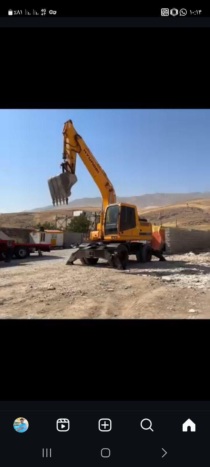 بیل مکانیکی هیوندا  لاستیکی ۱۷۰|خودرو سنگین|تهران, شهرک کوهسار|دیوار