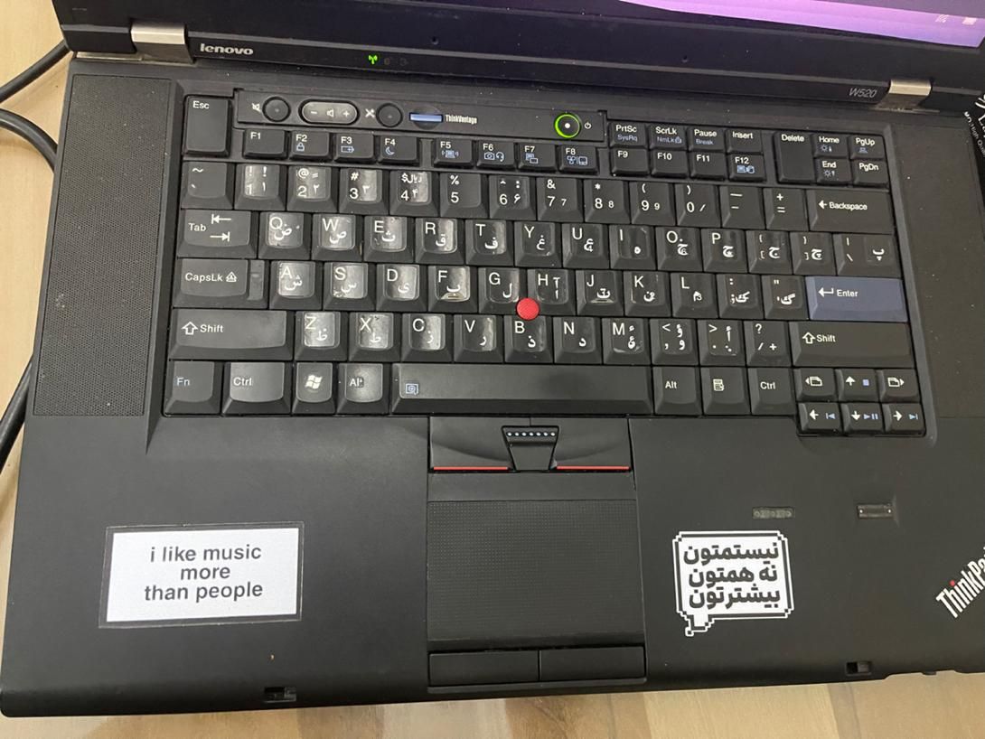 لپ تاپ lenovo مدل w520|رایانه همراه|تهران, سهروردی|دیوار