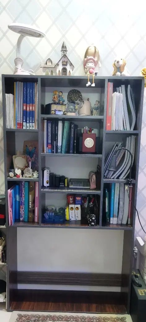 کتابخانه|کتابخانه، شلف، قفسه‌های دیواری|مشهد, شهید فرامرز عباسی|دیوار