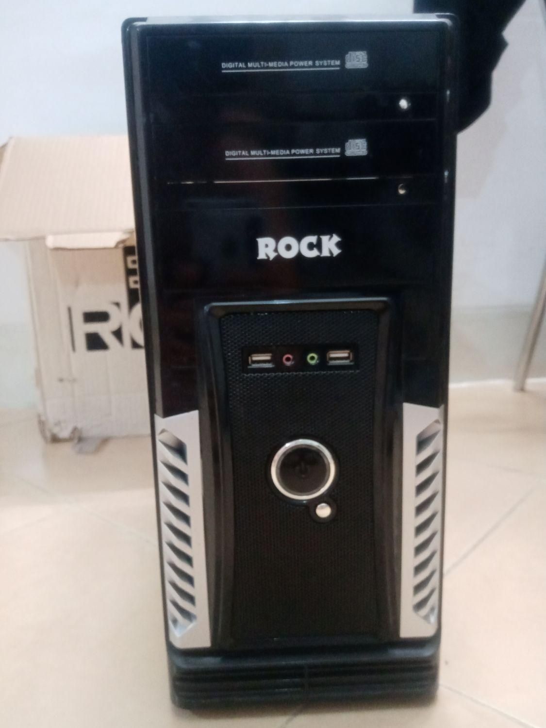قاب کیس مدل ROCK نو با جعبه|قطعات و لوازم جانبی رایانه|اصفهان, رزمندگان|دیوار