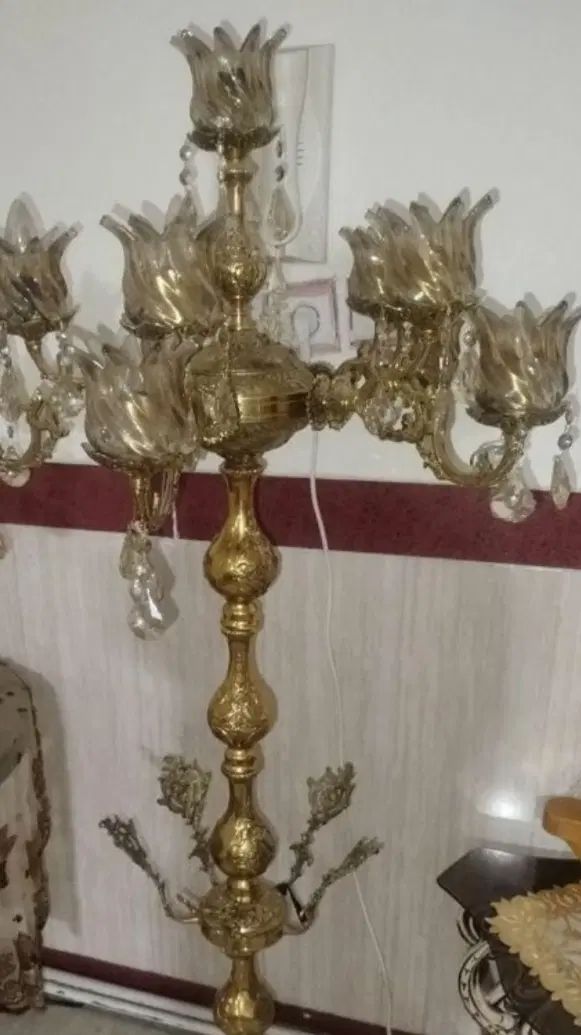 کنار سالنی یا چلچراغ برنز|لوستر و چراغ آویز|کرمانشاه, |دیوار