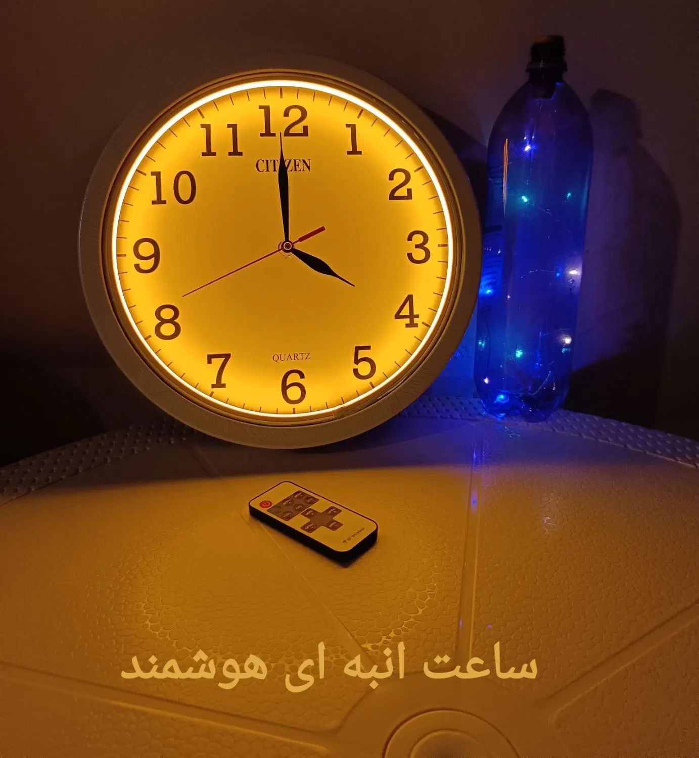 ساعت دیواری Led ریموت کنترل دار|ساعت دیواری و تزئینی|تهران, امانیه|دیوار